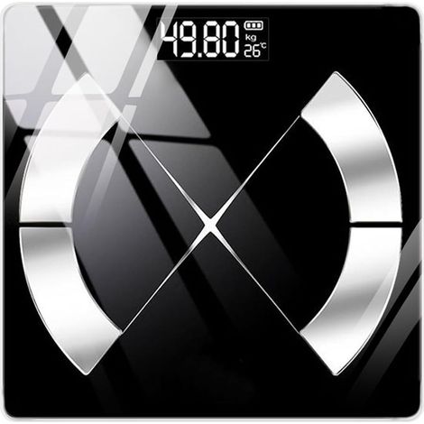 Body Fat Scale, USB Accurate Digital Scale, Portable Precision Electronic Health Monitor with Smart Sensor Tech, Ideal for Bathroom, Gym, Kitchen, Home Fitness and Travel Use