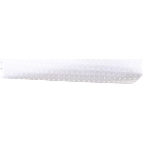 Tenda da doccia a doppio strato traspirante in tinta unita con fodera removibile, in poliestere resistente all'acqua, per bagno e casa, 180x190 cm / 71x75 pollici. (1/2)