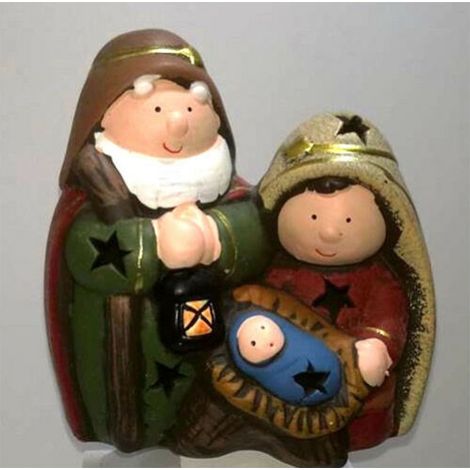 natività decorazioni addobbi natalizi per casa idea regalo 15X 15 cm (1/5)