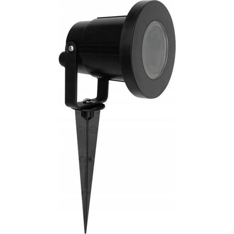 Foco de jardín RO-1 1x GU10 92x315 negro IP65 (1/5)