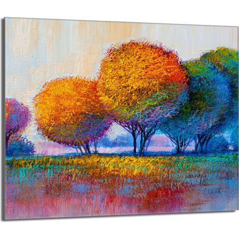 Glasherdplattenschutz 60x52 Bäume