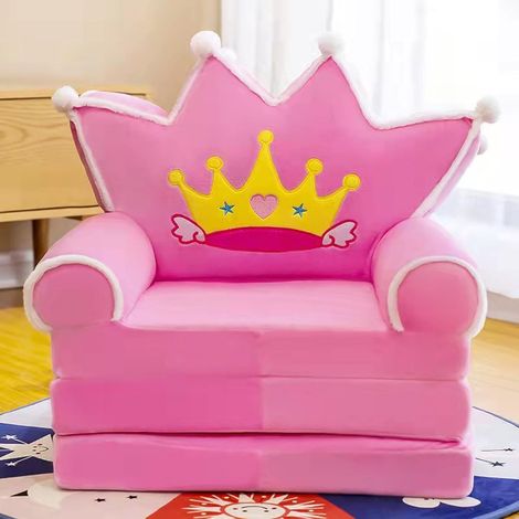 1 fauteuil coussin, canapé-lit convertible, fauteuil 2 en 1 pliable, motif dessin animé, pour salon chambre ou camping (1/2)