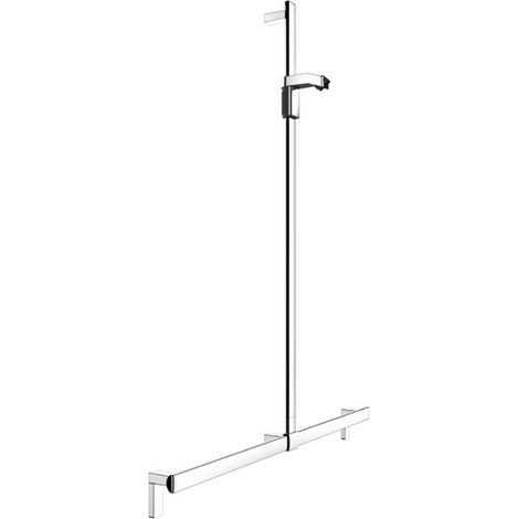 Keuco KE Barra de apoyo para ducha AXESS 35014, Br.stg. 1150/1301mm verchr., 35014011213