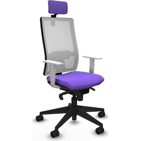 piqueras-y-crespo Chaise Moderne lilas avec appui-tête (1/3)