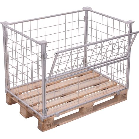 VARIOfit Palettenaufsatz Typ 64 verzinkt 1.200 x 1.000 mm Nutzhöhe 1.200 mm (1/2)