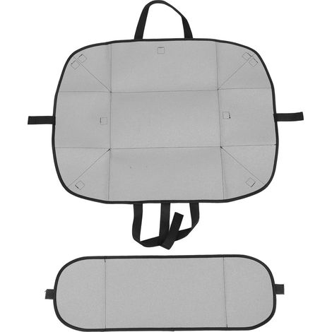 Mat de repassage pliable en coton épais anti-dérapant avec fond thermorésistant pour plan de travail  Marque non spécifiée  Modèle Standard  Taille 64x50cm (1/5)