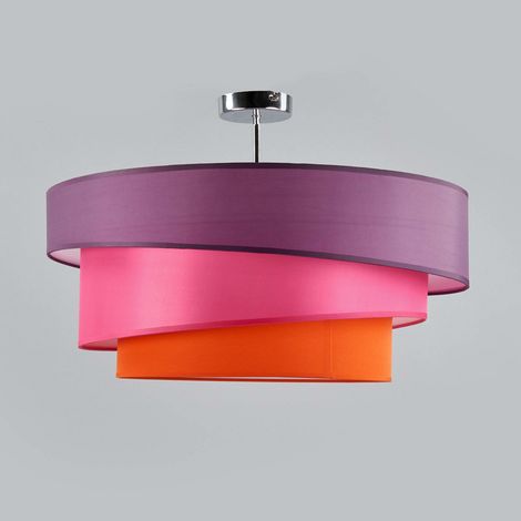 [GEBRAUCHT] B-Ware Lindby Deckenlampe Melia Deckenleuchte Leuchte Lampe Deckenlicht Violett Pink401