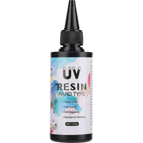 Résine UV transparente 100g - Séchage rapide, anti-jaunissement - Colle pour artisanat et décorations DIY (1/5)
