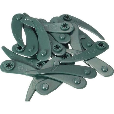25 Ersatz-Kunststoffmesser für Bosch Durablade Art 26-18Li und Art 2 Rasentrimmer und Kantenschneider (1/2)