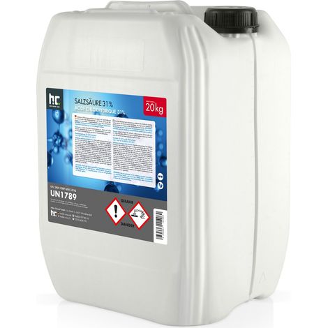 1 x 20 kg acide chlorhydrique (1/5)