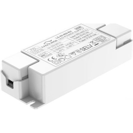 Transformateur LED 900mA 40W Flicker Free EagleRise LS-40-900 LI (1/5)