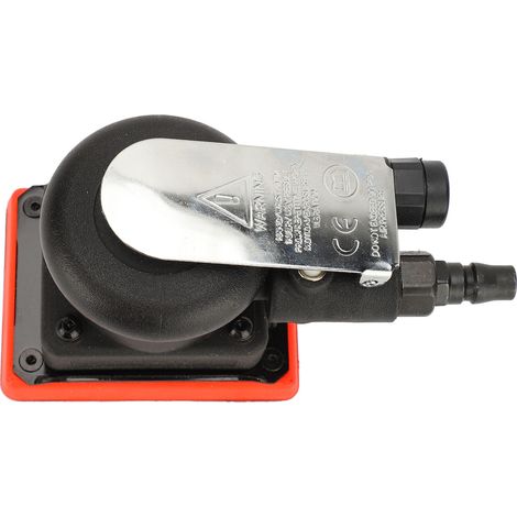 Ponceuse pneumatique carrée 12 000 tr/min, machine de ponçage pneumatique haute vitesse pour le cirage et le polissage de voitures, 75 x 100 mm, noire (1/5)