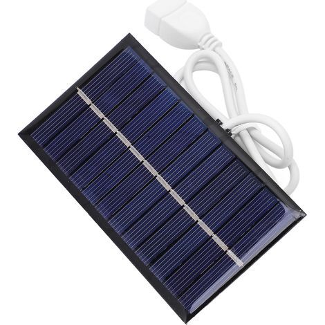 Tragbares 1W 6V Solar-Ladepanel, Solarzelle für Mobiltelefone und Heimbeleuchtung (1/5)