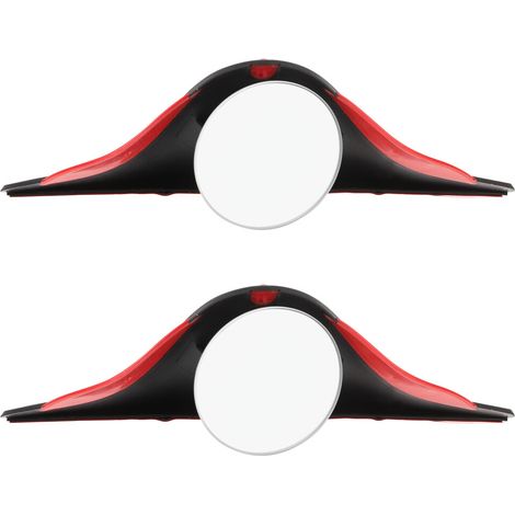 paio di specchietti retrovisori per auto, per punti ciechi, in pelle PU, dal design elegante e multiuso. (1/2)