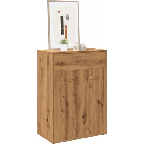 Mueble zapatero madera de ingeniería roble artisan 60x35x84 cm vidaXL (1/5)