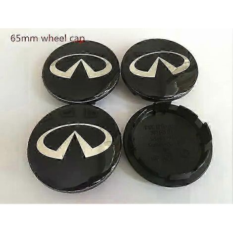 4 Stück 65 mm Infiniti Autoemblem Radnabenkappen Aufkleber kompatibel mit Q30 Q50 G35 G37 Fx35 Fx37 Qx70 2025