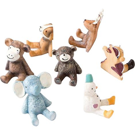 Support de téléphone, patère murale, motif animal, décoration de bureau, crochet porte-manteau (1/5)