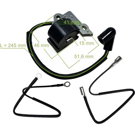 bobine d'allumage pour tronçonneuse Poulan S 1634 1838 1970 SM408 Titanium 2550T 5300391-98