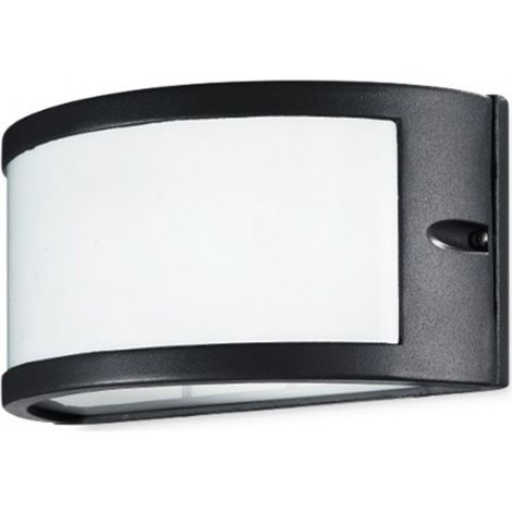 Applique moderno gea led greta ges141 e27 led ip54 lampada parete