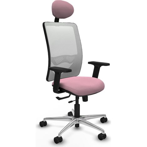 Chaise de bureau piqueras y crespo Zulema noir mousse découpée (1/2)