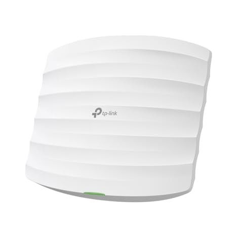 tp-link TP-Link Point d'accès WiFi 5 AC1350Mbps Double Bande de Plafond, 1 Port Gigabit Ethernet, Maillage et sans Couture itinérance, Son, ZTP, MU-MIMO, Gestion centralisée, fête Application/Web, pou