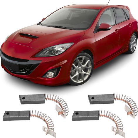 Ce jeu de 4 balais est compatible avec les alternateurs Mitsubishi Subaru (OE : A647X50170). (1/5)