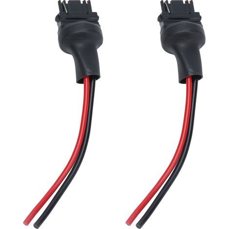 2 Connecteurs Mâle Douilles pour Câblage Phares Anti-brouillard 12V-24V en Cuivre