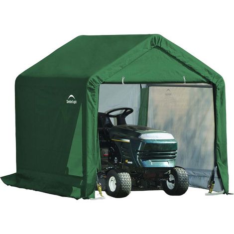 ShelterLogic Folien Zeltgarage Gerätehaus  Grün  180x180x180 cm