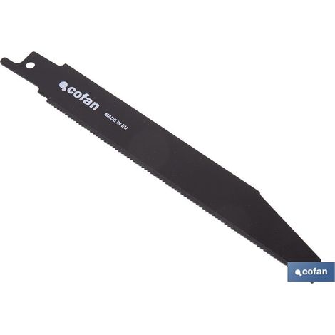 Lame de scie alternative en carbure de 130 mm, 18 dents par pouce, pour métaux durs et acier inoxydable