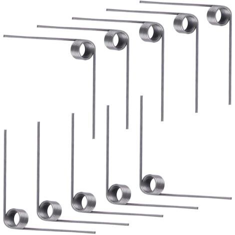Ressort de Torsion 304, Diamètre Fil 0.7mm x Diamètre Extérieur 5mm, 90°, 10 Pièces, Torsion Hélicoïdale Pour Réparations