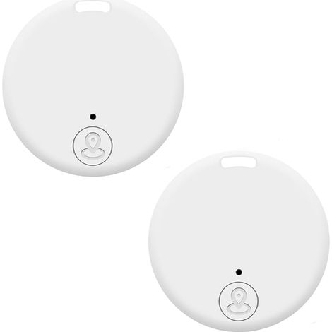 GPS-Tracker für Katzen (2er-Pack) – Intelligenter Anti-Verlust-Tracker für Hunde, Katzen und andere Haustiere, Weiß