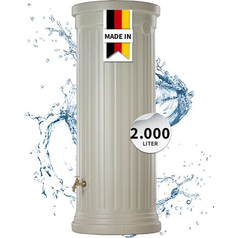 GARANTIA Säulentank 2000 L, sandbeige