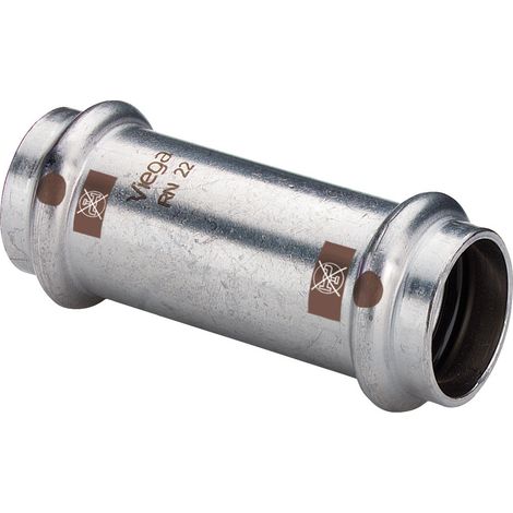 Viega Temponox Schiebemuffe 809225 22 mm, Stahl, nicht rostend, SC-Contur (1/2)