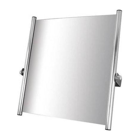 SPECCHIO RECLINABILE CON VETRO DI SICUREZZA Misura: cm. 60 x 65 Bianco
