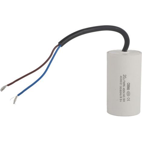 Condensateur CBB60 - 40 µF - 450 V AC - Pour Moteur Monophasé - Auto-réparateur - Écologique - 1 Pièce (1/5)