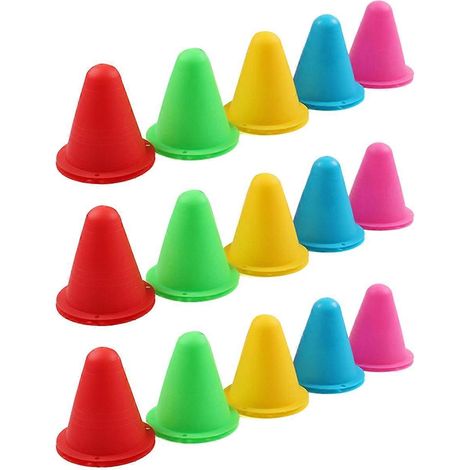 Marqueur de terrain souple en plastique pour l'agilité au football (soccer, football) (1/5)