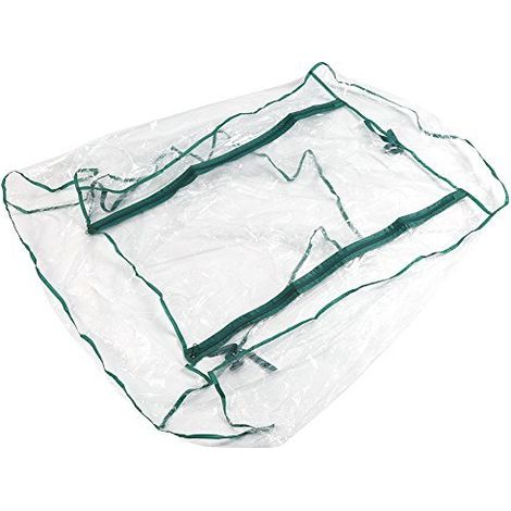Mini Serre de Croissance Jardin Portable 2 étages Couvercle PVC Abri Protection Chaud à Plantes Fleur graines en Plein air 69 49 92cm (Hors Support En Fer) (1/5)