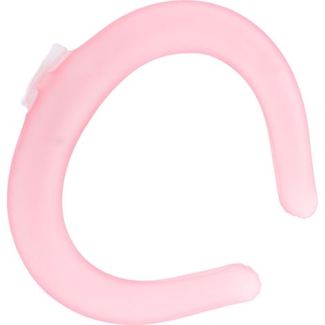 Tour de cou rafraîchissant et portable pour l'été, réutilisable, idéal pour les activités de plein air et pour soulager la chaleur (rose). (1/5)
