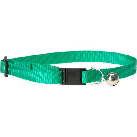 K ART SPORTIV PLUS CAT COLLAR, 10 MMX30 CM CAMPANA, VERDE