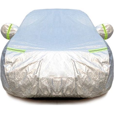 Bâche Voiture Exterieur SUV, Housse de Protection Voiture étanche Universelle Anti Grele Anti UV avec Fermeture éclair, 460 x 185 x 150cm(3L) (1/5)