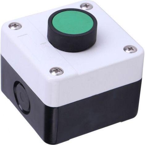 Bouton de déverrouillage de Portail, résistant aux intempéries, Vert, boîte de Commande à Bouton Poussoir pour ouvre-Portail (1/5)