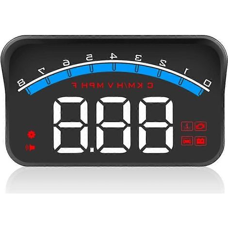 Affichage tête haute universel M6s Auto HUD OBD II GPS Tacho Tachymètre Compteur de vitesse / Température de l'eau / Tension Projecteur d'affichage tête haute LED Auto Track SUV RV 3.5 (1/5)