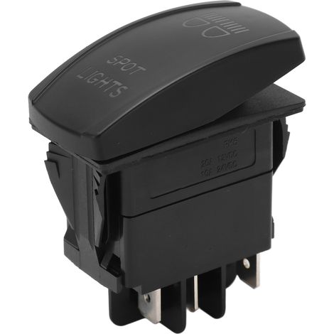 Interrupteur à bascule 5 broches, protection IP66, résistant à la corrosion, barre lumineuse LED pour voitures, camping-cars, yachts et bateaux (1/5)