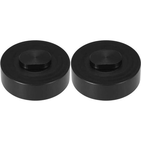 (Lot de 2) Blocs de support universels pour cric automobile, patins de levage automobile, patins en caoutchouc naturel (1/4)