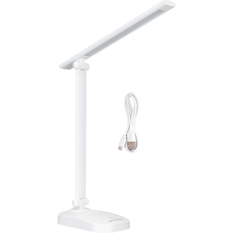 Lampe de Lecture LED Rechargeable USB, Design Pliable, Trois Modes de Couleur, Contrôle Facile, Protection des Yeux, Lumière Enfants