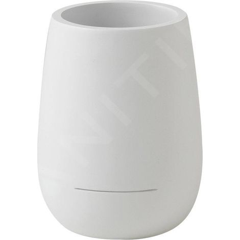 Porte-gobelet sur pied KIRA, blanc mat (1/4)
