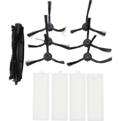 Pièces de rechange et accessoires pour aspirateur robot 360 S10 X100 Max : brosse principale, brosse latérale (1/5)
