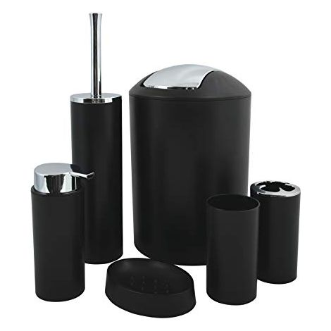 MSV - Set di Accessori da 6 Pezzi, Colore: Nero (1/4)