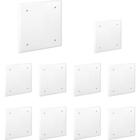 Eur'Ohm - 52303 - Couvercle avec vis - 90x90 mm (1/2)