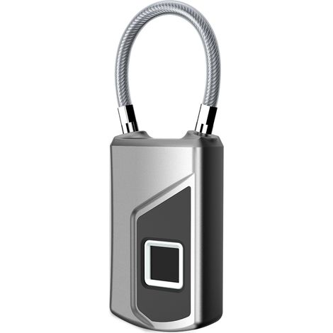 L1 pour serrure à empreinte digitale intelligente avec chargement USB pour salle de sport, armoire, tiroir, garage, entrepôt, bureau, classeur, application de voyage